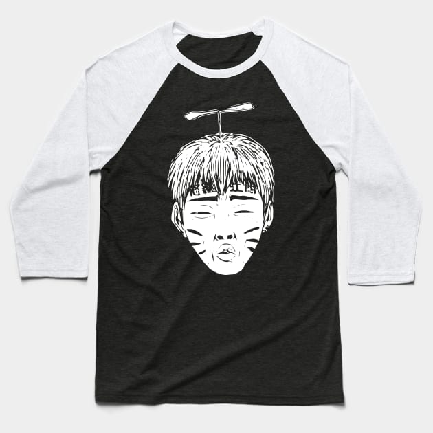 GTO Faces collection - 6 - Eikichi Onizuka - Doraemon Baseball T-Shirt by FOGSJ